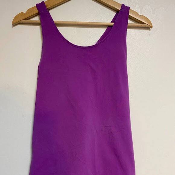 Lululemon Purple Crisscross Back Athletic Purple Women's Tank Top Size L - Picture 3 of 6